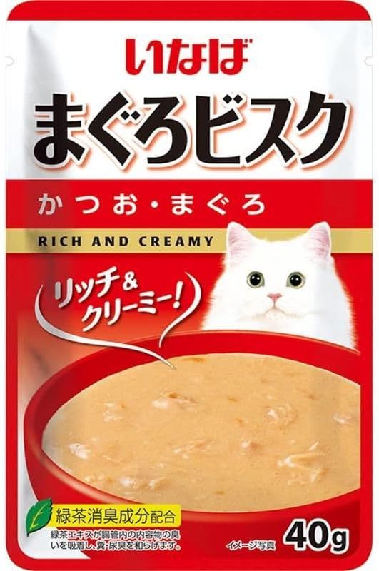 同梱不可 96個セット いなば CIAO まぐろビスク かつお まぐろ 40g