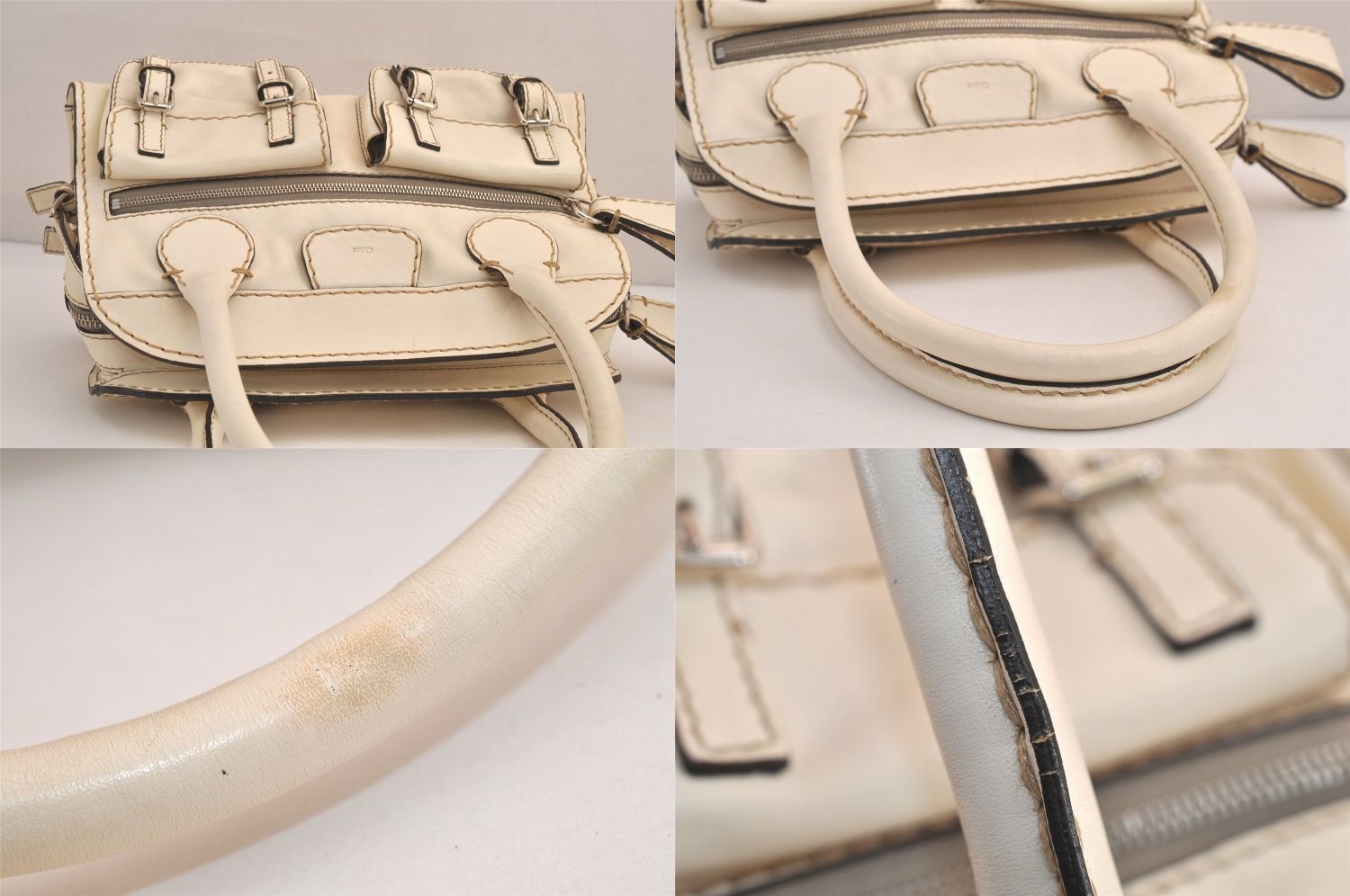 Chloe クロエ ヴィンテージ エディス ショルダー ハンドボストンバッグ