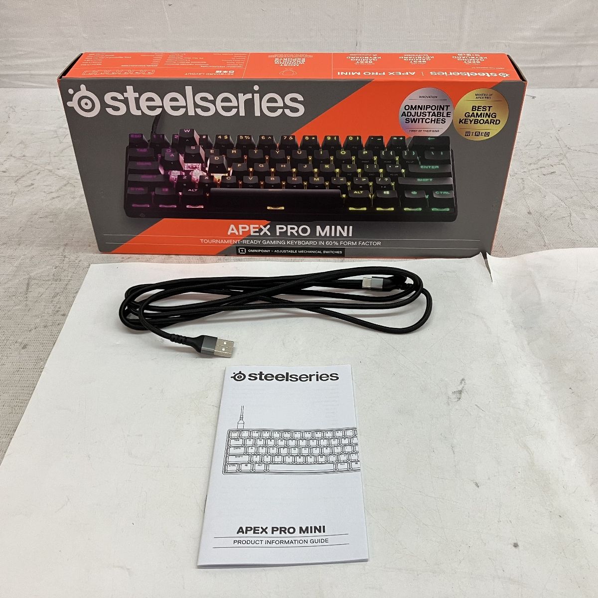 steelseries KB-00017 APEX PRO MINI ゲーミング キーボード PC周辺