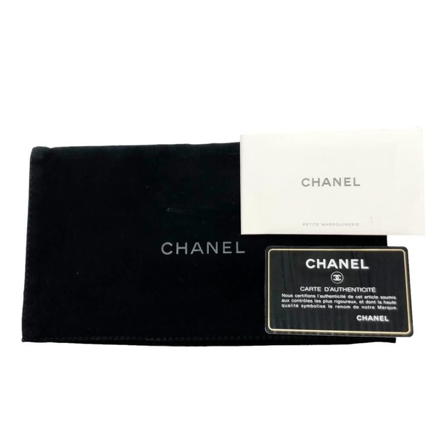 ♪0115 CHANEL カメリア ラウンドファスナー 長財布