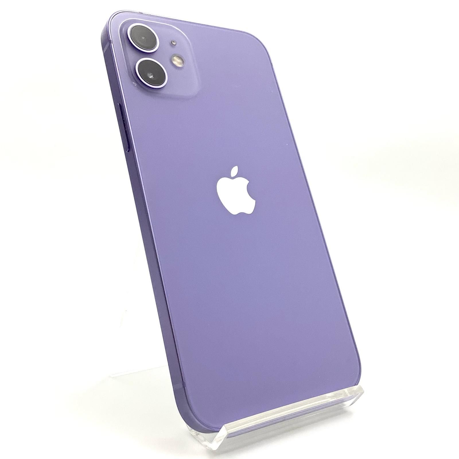 【最速発送】Apple iPhone 12 128GB パープル SIMフリー 95%【難有】