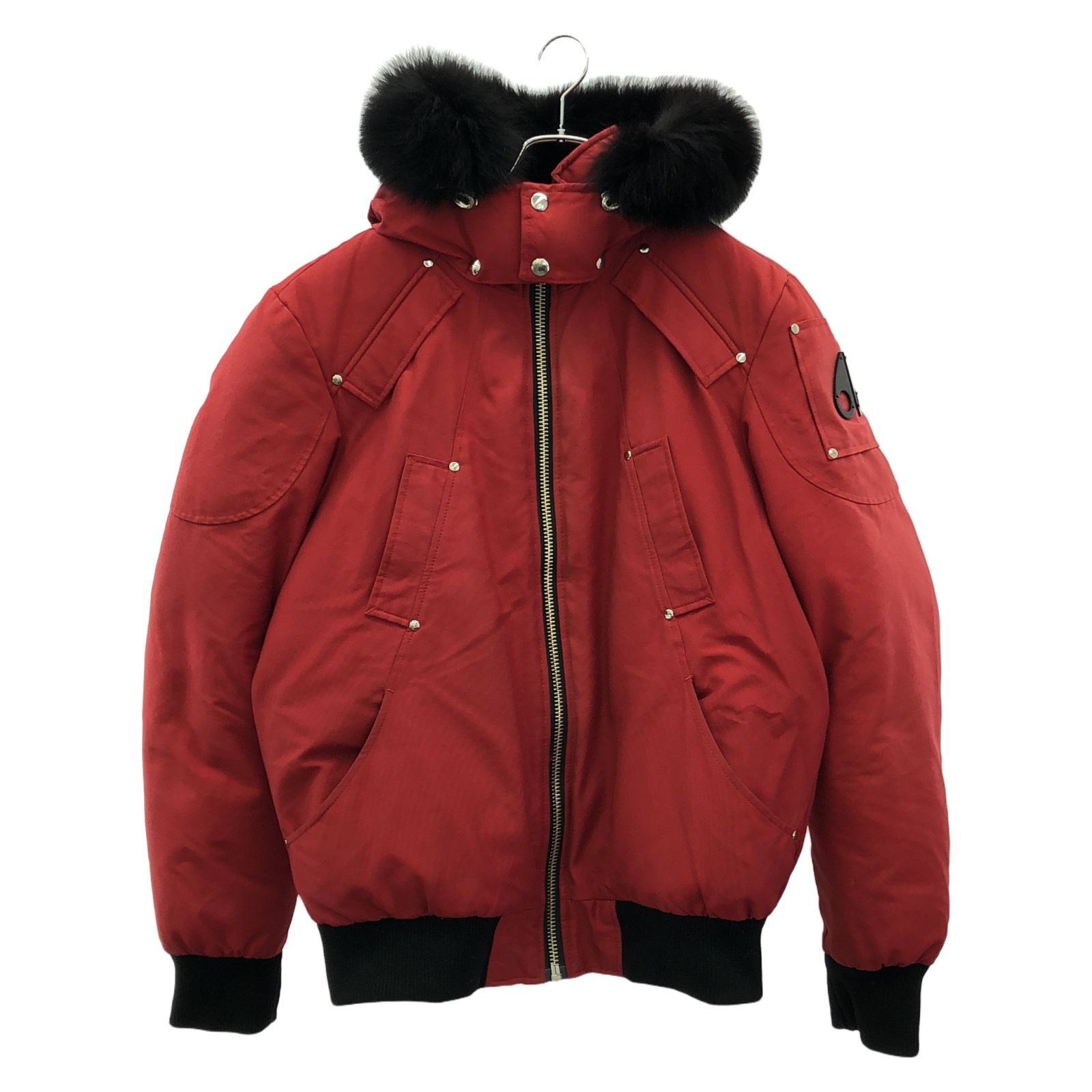 ムースナックルズ MOOSE KNUCKLES ダウンジャケット ダウンジャケット レッド コットン ダウンジャケット メンズ Used B