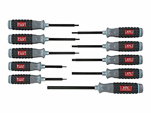 Style:10本組 京都機械工具(KTC) 樹脂柄 ヘキサゴン ドライバーセット 10本組 TD1H10B
