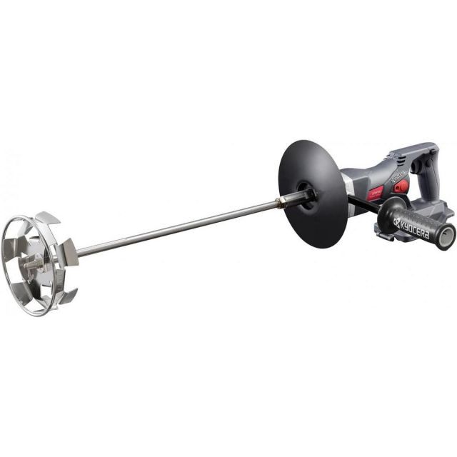 京セラ 旧リョービ 充電式 パワーミキサー かくはん機 本体のみ DPM180L5 低～中粘度材用 コードレス 電池残量表示付き 撹拌