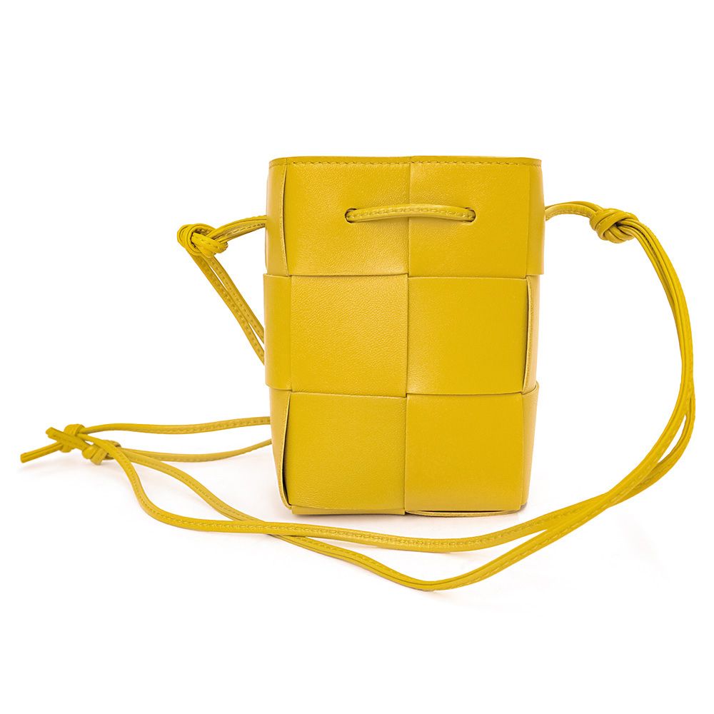 ボッテガべネタ　イントレチャートレザー　クロスボディミニバッグ　パラキート ボッテガヴェネタ BOTTEGA VENETA バッグ ミニ クロスボディバッグ 斜