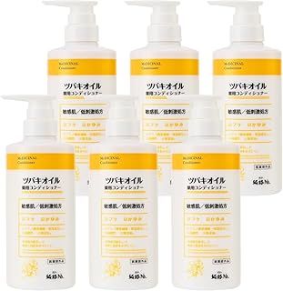まとめ買い 黒ばら本舗 ツバキオイル 薬用コンディショナー フルーティフローラルの香り 450ml コンディショナー ×6