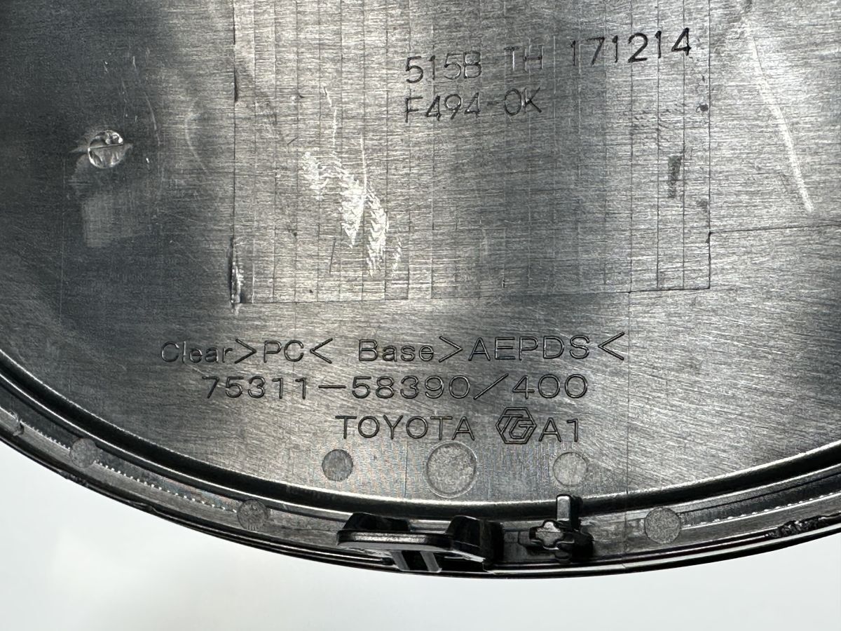 低走行 ヴェルファイア AGH30W GGH30W AGH35W GGH35W 後期 純正 フロントエンブレム プリクラッシュ 75311-58390 400 管理28730 BRIGHTFACE_UK