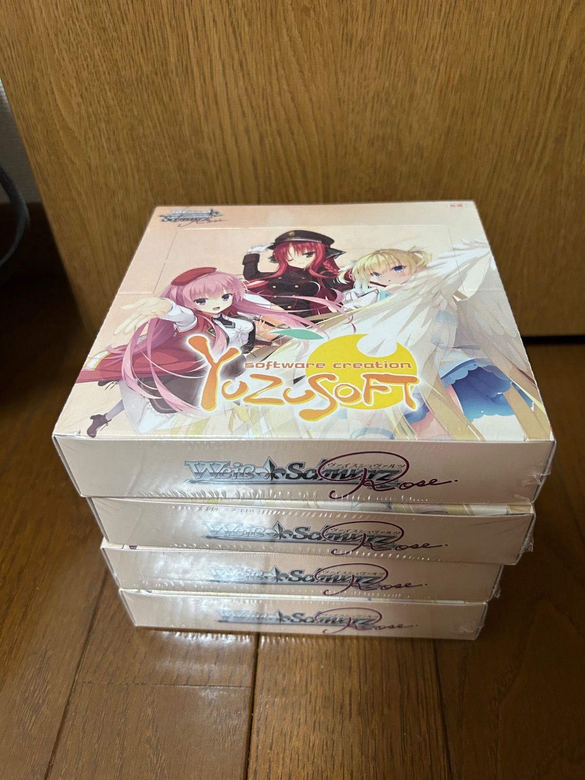 新品未開封】ヴァイスシュヴァルツロゼ ゆずソフト 4BOX