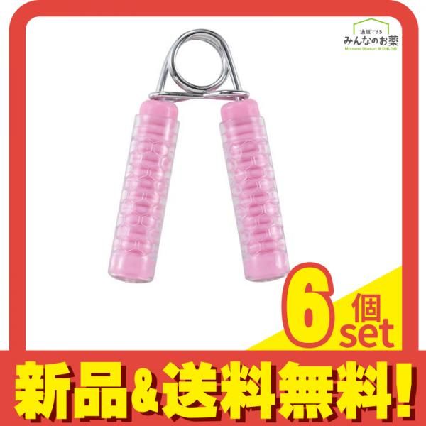 キャプテンスタッグ VitFit ハンドグリップ 10Kg ピンク 1個入 6個セット