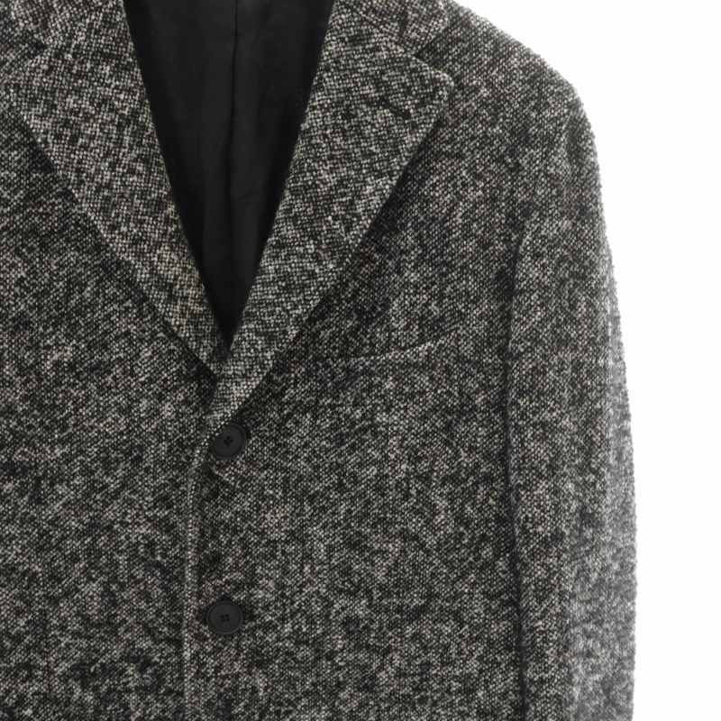 タリアトーレ チェスターコート ミドル シルク混 グレー 48/8R