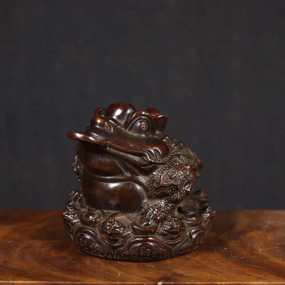 銅製 竜壺 米壺 招財 開運 装飾品 工芸品 置物 銅製 竜壺 米