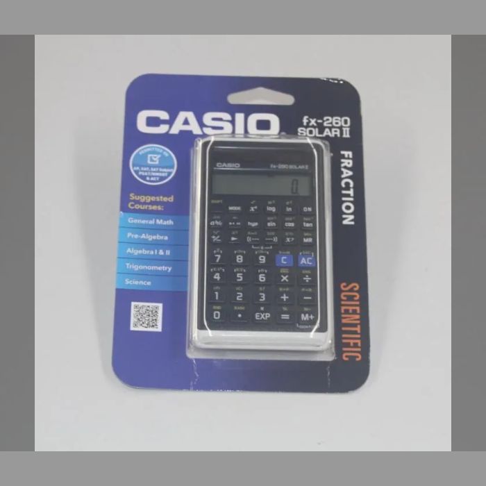 CASIO(カシオ) 切なかっ 関数電卓 fx-260 SOLAR Ⅱ(ブラック)