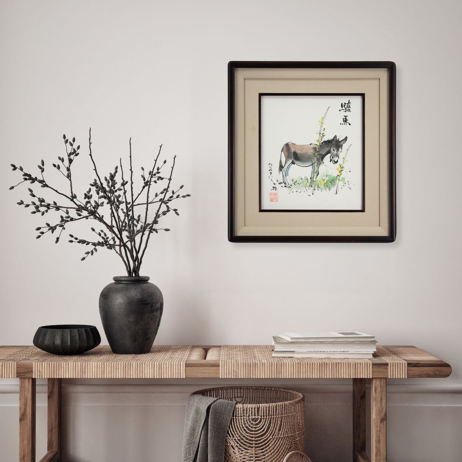 新作からSALEアイテム等お得な商品満載 高橋揆一郎 「驢馬」 水彩画 絵画 - メルカリ 絵画+タペストリー