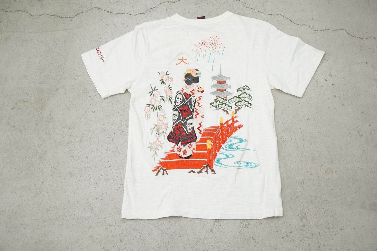 CROPPED HEADS 舞子刺繍カットソー Amazon | (クロップドヘッズ)Cropped Heads 京舞妓半袖Tシャツ