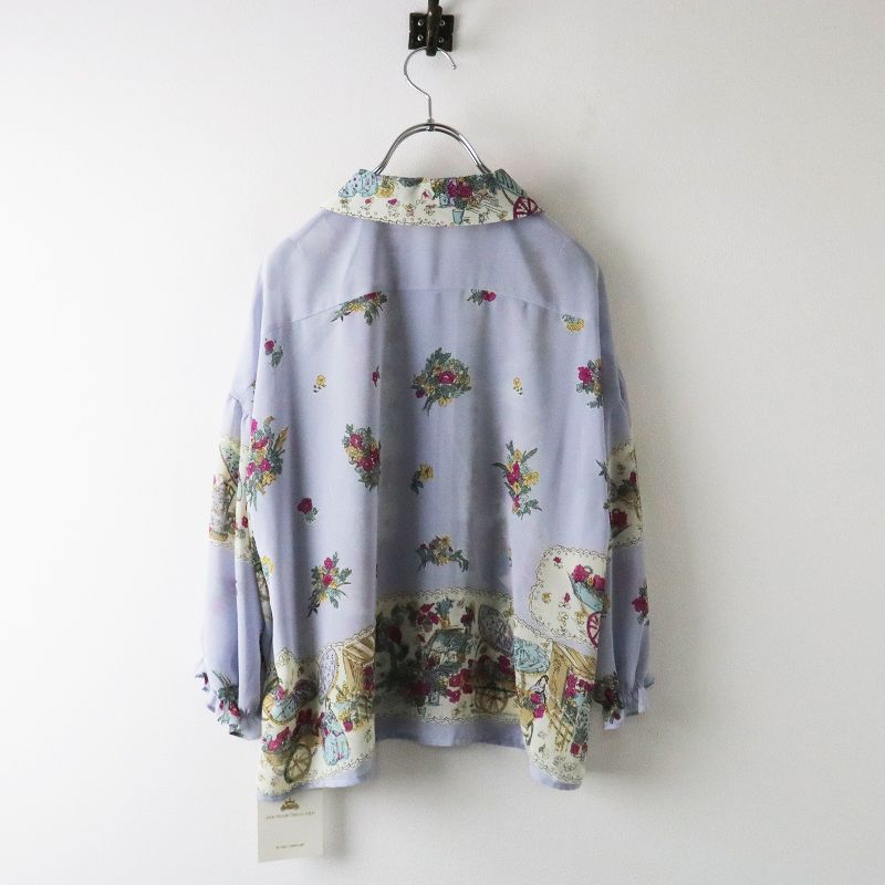 美品 今期 2023SS ジェーンマープルドンルサロン Jane Marple Dans Le Salon Flower festival ブラウス M/ピンク 【2400013569729】 美品 今期 2023SS ジェーンマープルドンルサロン Jane Marple Dans Le