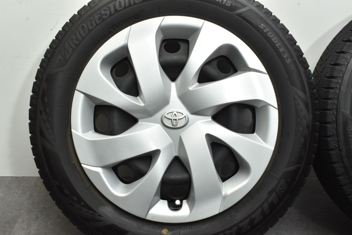 バリ溝】トヨタ シエンタ 純正 15in 5.5J +39 PCD100 ブリヂストン