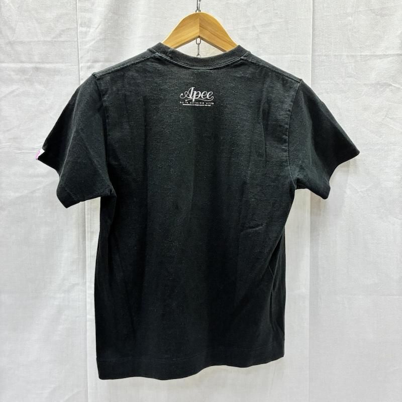 A BATHING APE SHARKプリント 半袖Tシャツ 黒 Sサイズ A BATHING APE アベイシングエイプ Tシャツ 半袖 apee by a