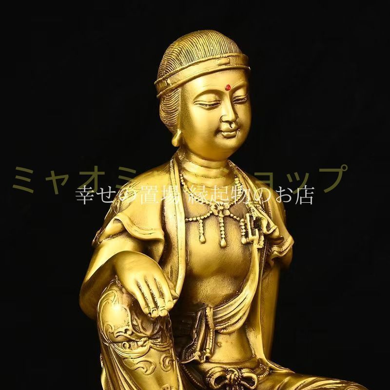 月老像 観音菩薩像 神様 風水 置物 オブジェ 観音様 菩薩様 蓮華