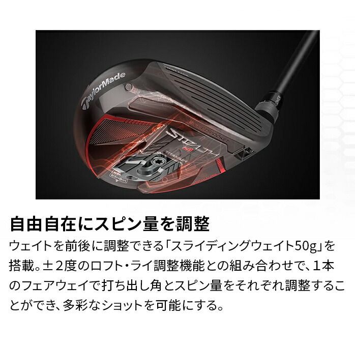 Taylor Made GOLF STEALTH2 + PLUS フェアウェイ ウッド Diamana