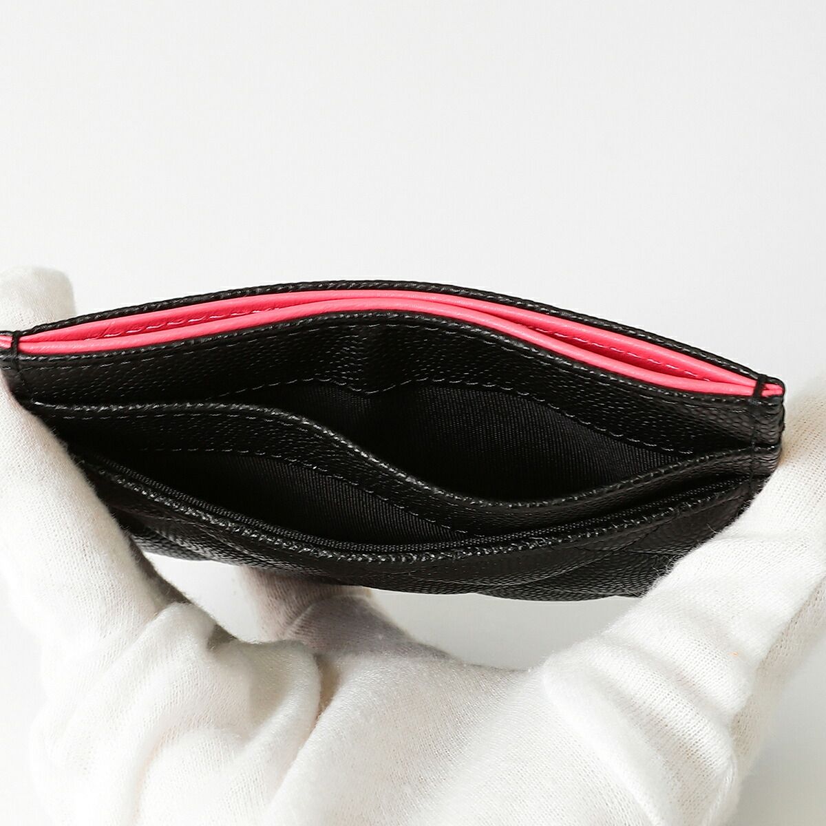 新品 シャネル CHANEL パスケース(定期入れ) CARD CASE ブラック  