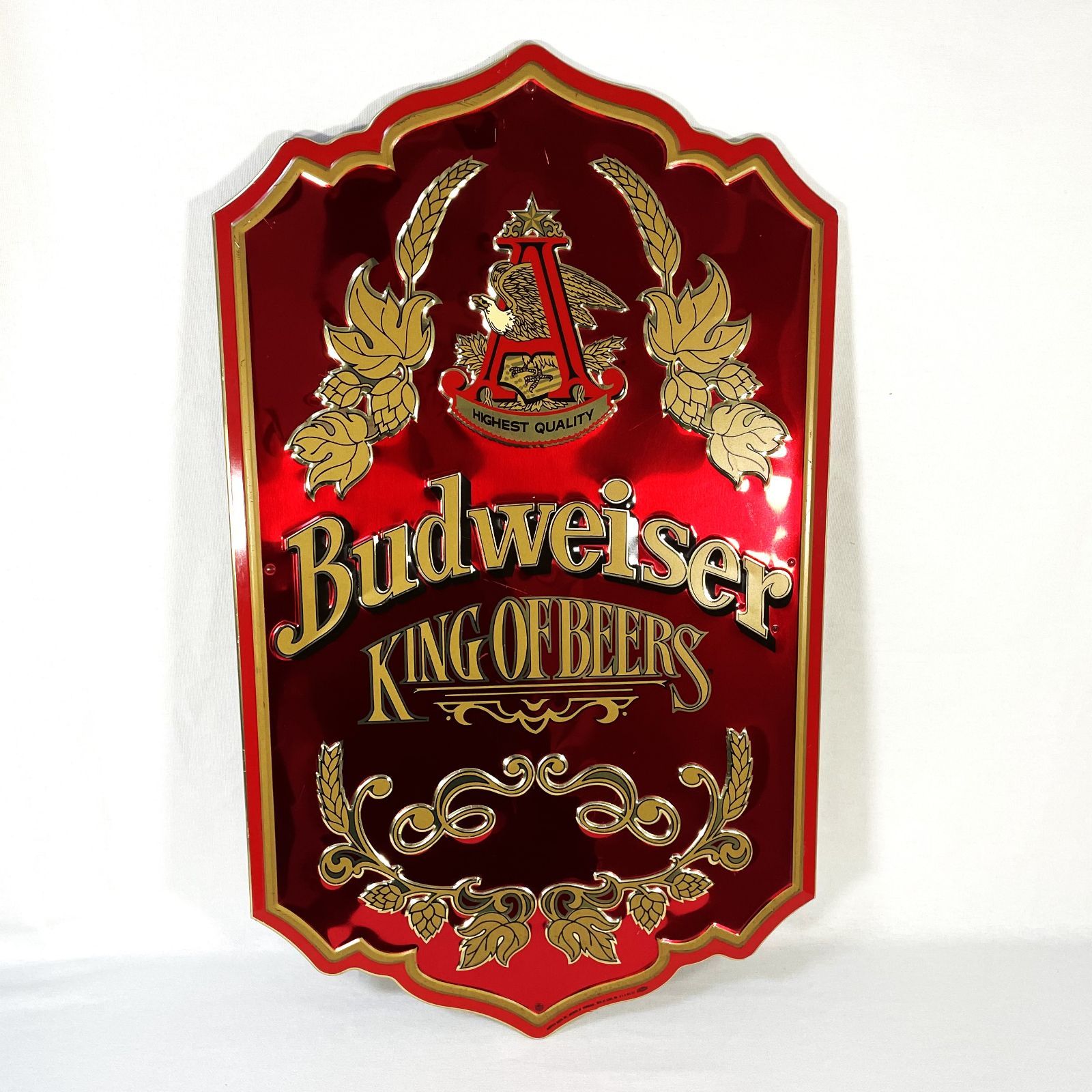 70s Budweiser Metal Sign バドワイザー メタル看板 70年代