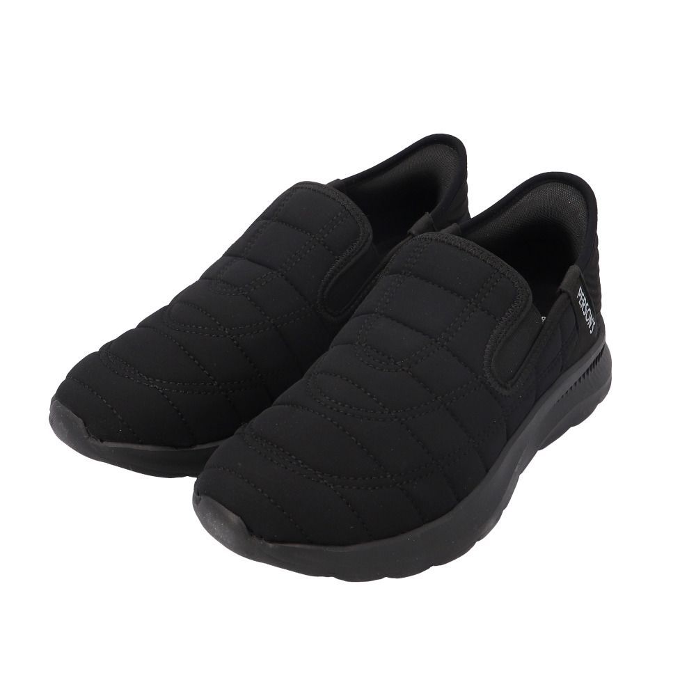 ☆ BLACK ☆ 26cm ☆ PERSONS EASY FITスニーカー PSM-416 PERSONS パーソンズ スニーカー PSM-416 運動靴 スリッポン カジュアルシューズ 紐なし 婦人靴 軽量 軽い 撥水 はっ水 低反発 インソール