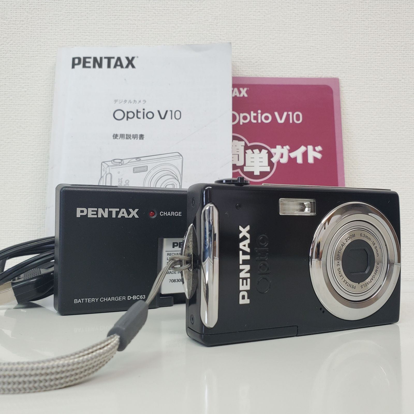 PENTAX Optio V10 オールドデジカメ オールドコンデジ - デジタルカメラ