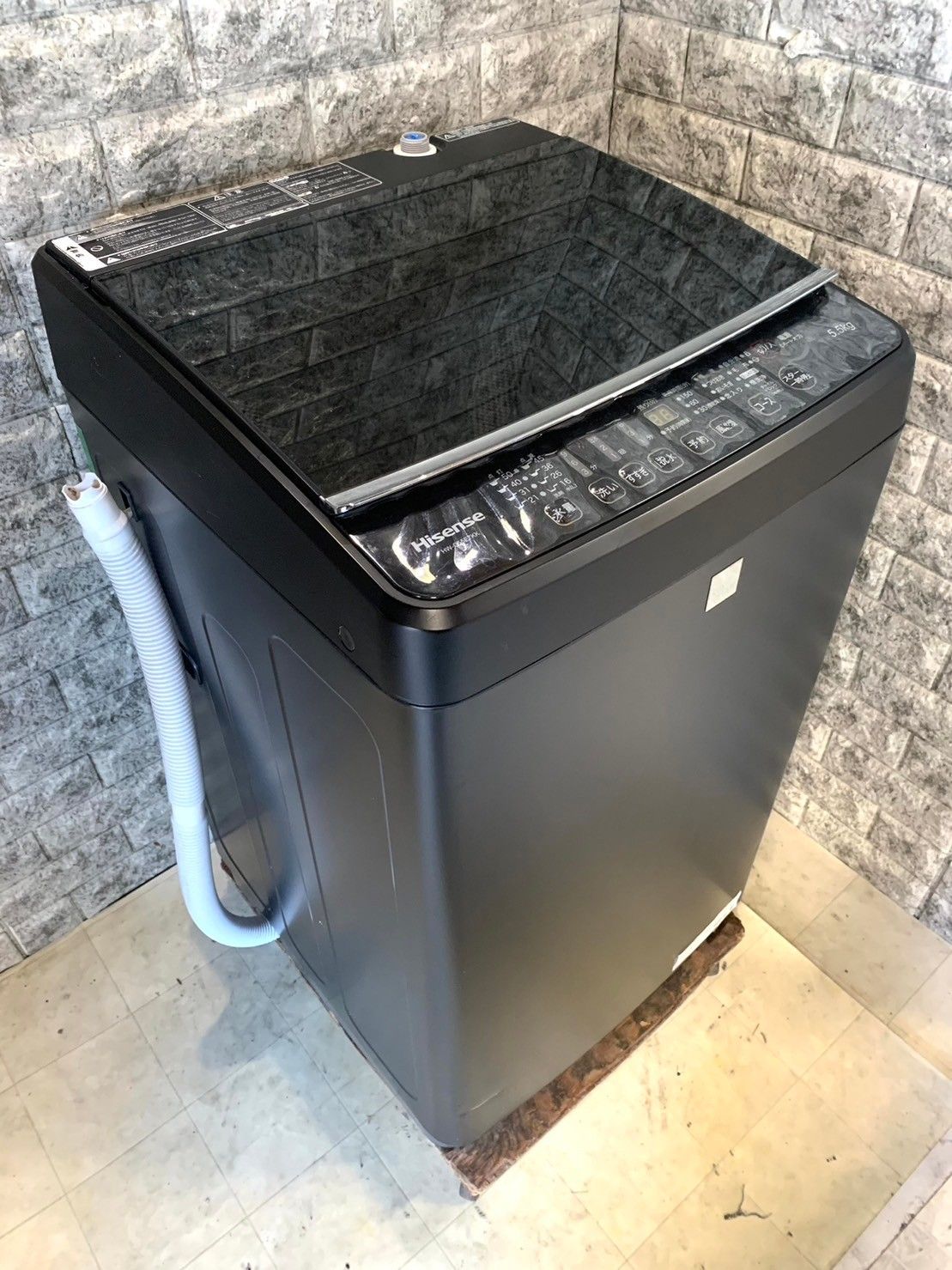 大阪限定配送☆3ヶ月保証☆洗濯機☆ハイセンス☆2019☆5.5㎏☆HW 