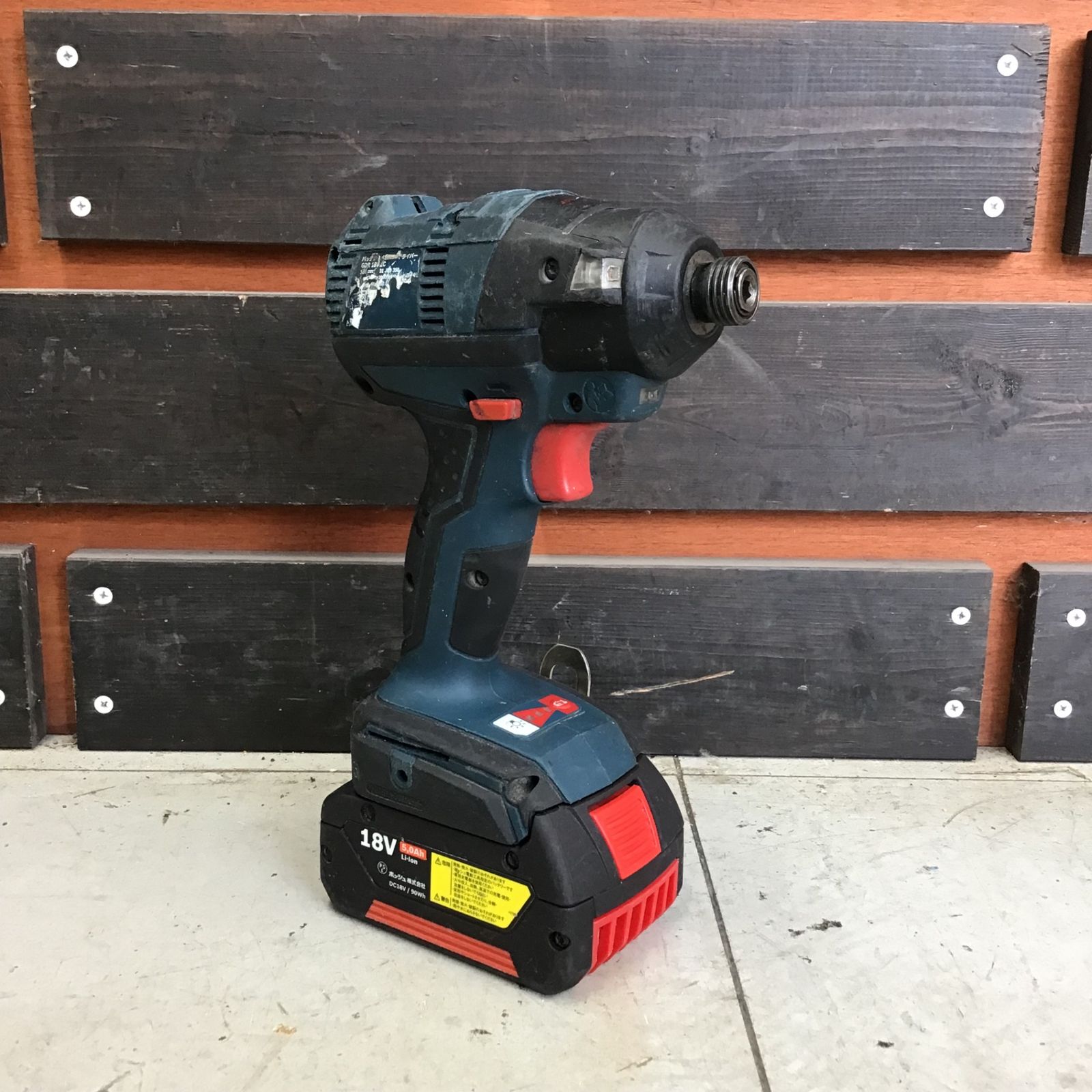 現状品】 ボッシュ/BOSCH 18Vバッテリーインパクトドライバー 節約