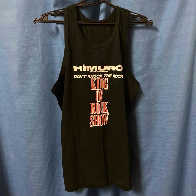 氷室京介 タンクトップ King of Rock Show 美品】氷室京介 タンクトップ King of Rock Show 日本製 - メルカリ