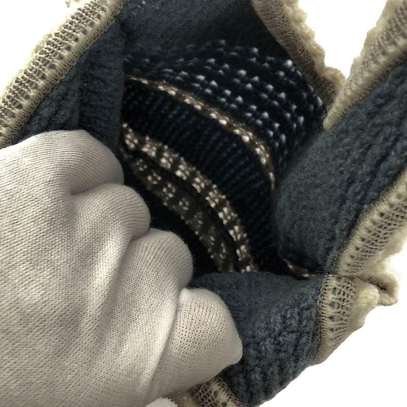 Mame Kurogouchi | 2022AW | 2セット Floral Motif Hand－Knitted Handbag / ハンドバッグ  × Floral Motif Hand－Knitted Gloves / グローブ 手袋