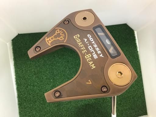 中古】 オデッセイ GIRAFFE-BEAM #7 34インチ パター PT STROKE LAB 90