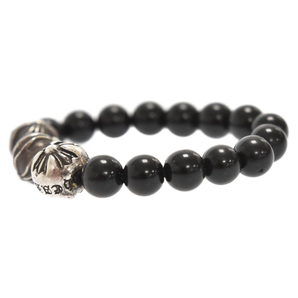 Chrome Hearts 8MM マットオニキス ブレスレット CHROME HEARTS クロムハーツ Chrome Hearts ビード 8MM マット