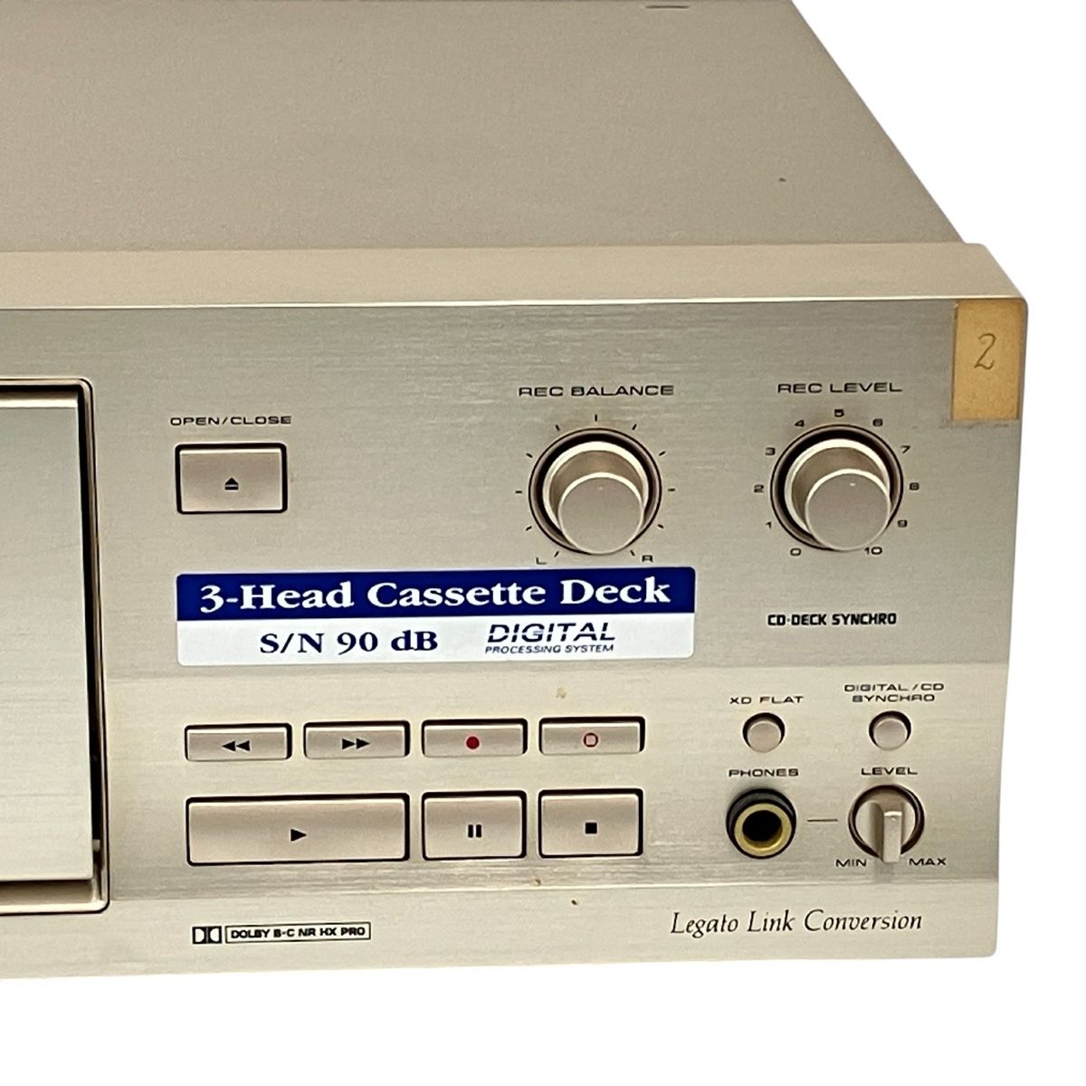 【美品】Pioneer パイオニア　T-D7 ステレオカセットデッキ Pioneer T-D7の仕様 パイオニア
