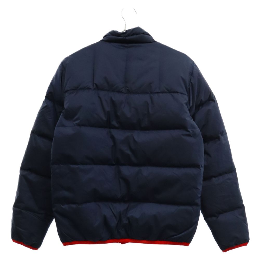A BATHING APE (アベイシングエイプ) レザーロゴ ダウンジャケット