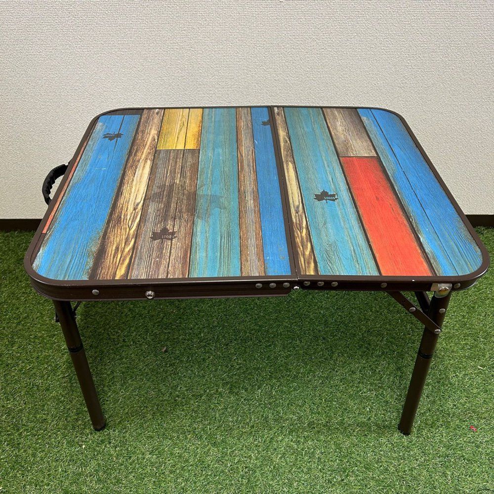 ロゴス テーブル 7060 グランベーシック 丸洗いスリムサイドテーブル