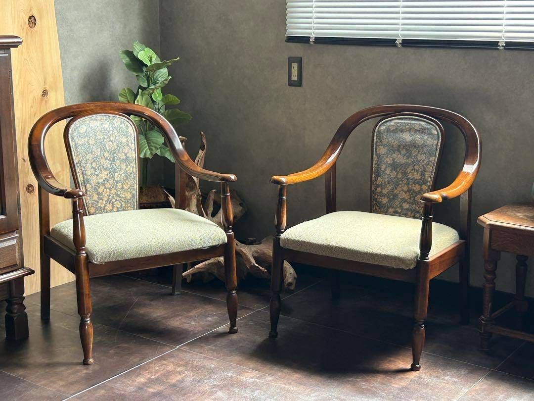 リメイク品　尾州生地　ホワイト座面　カリモク　コロニアル　アームソファ　Yn リメイク品 尾州生地 ホワイト座面 カリモク コロニアル アーム