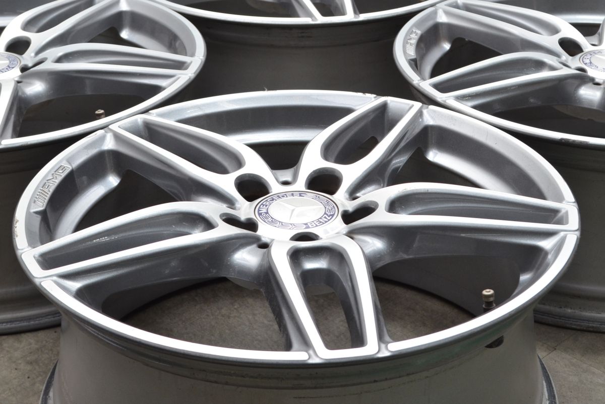 ベンツ W176 Aクラス W246 Bクラス C117 CLAクラス 純正 18in 7.5J 52 PCD112 A1764010700 4本 スタッドレス用にも