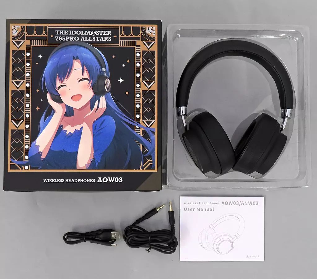 オンキョー ワイヤレスヘッドホン ANIMA AOW03 アイドルマスター アイドルマスター 20周年記念』 新規録り下ろしボイス搭載