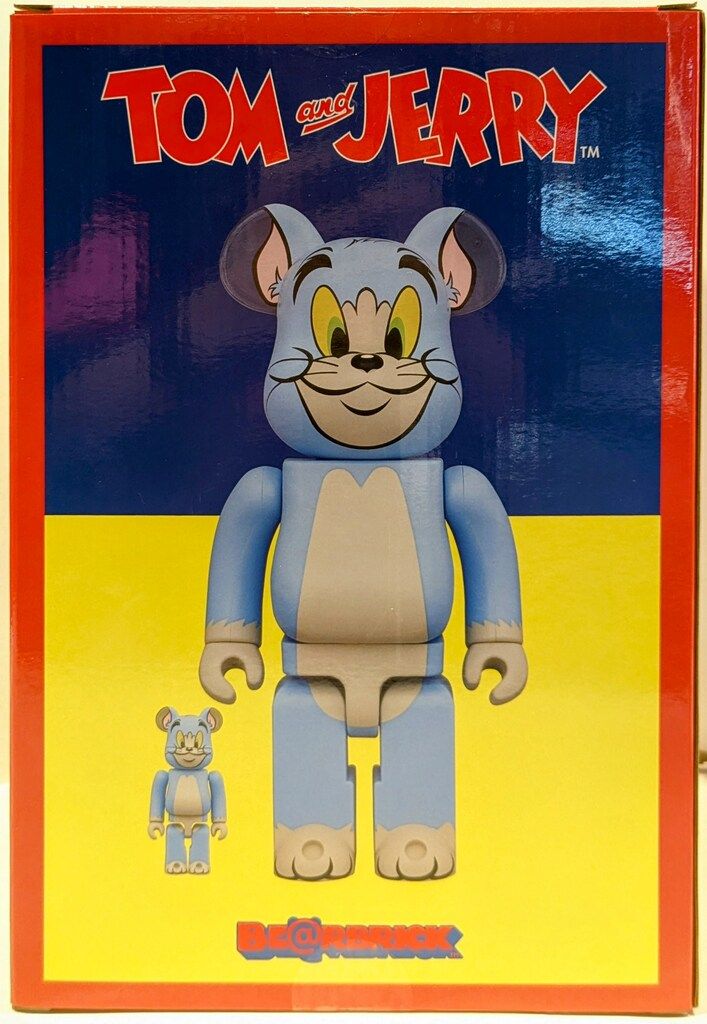 MEDICOMTOY BE@RBRICK TOM and Jerry TOM Classic Color 100+400