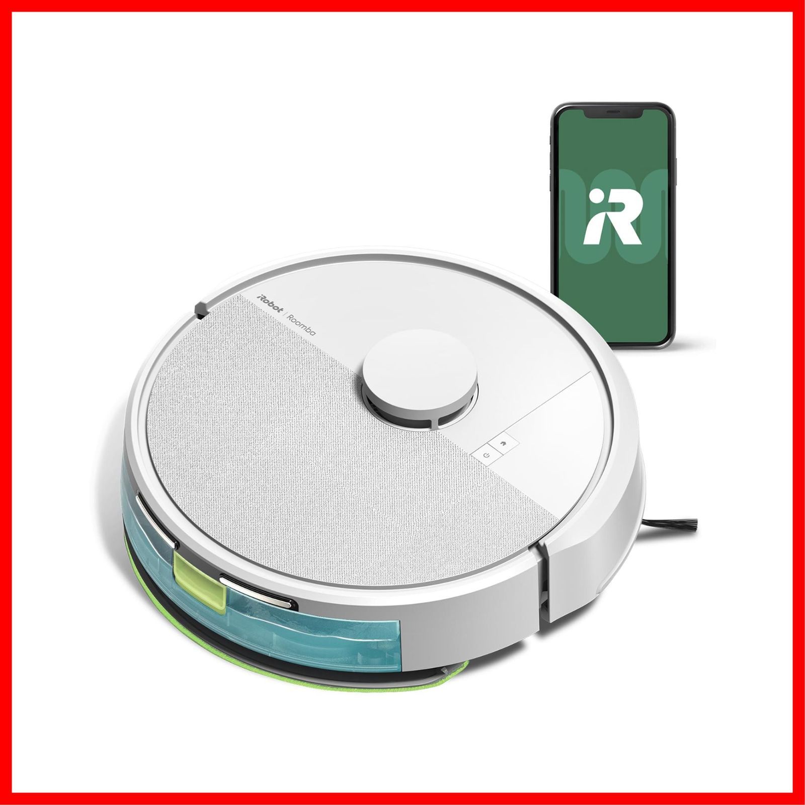 数量 アイロボット iRobot 水拭き|両用|LiDARナビゲーション|パワーリフト吸引|スマートスクラブ対応|マッピング ロボット掃除機 掃除経路 |アプリ操作|落下防止|Amazon.co.jp 時12ヶ月保証|Y311260 ホワイト