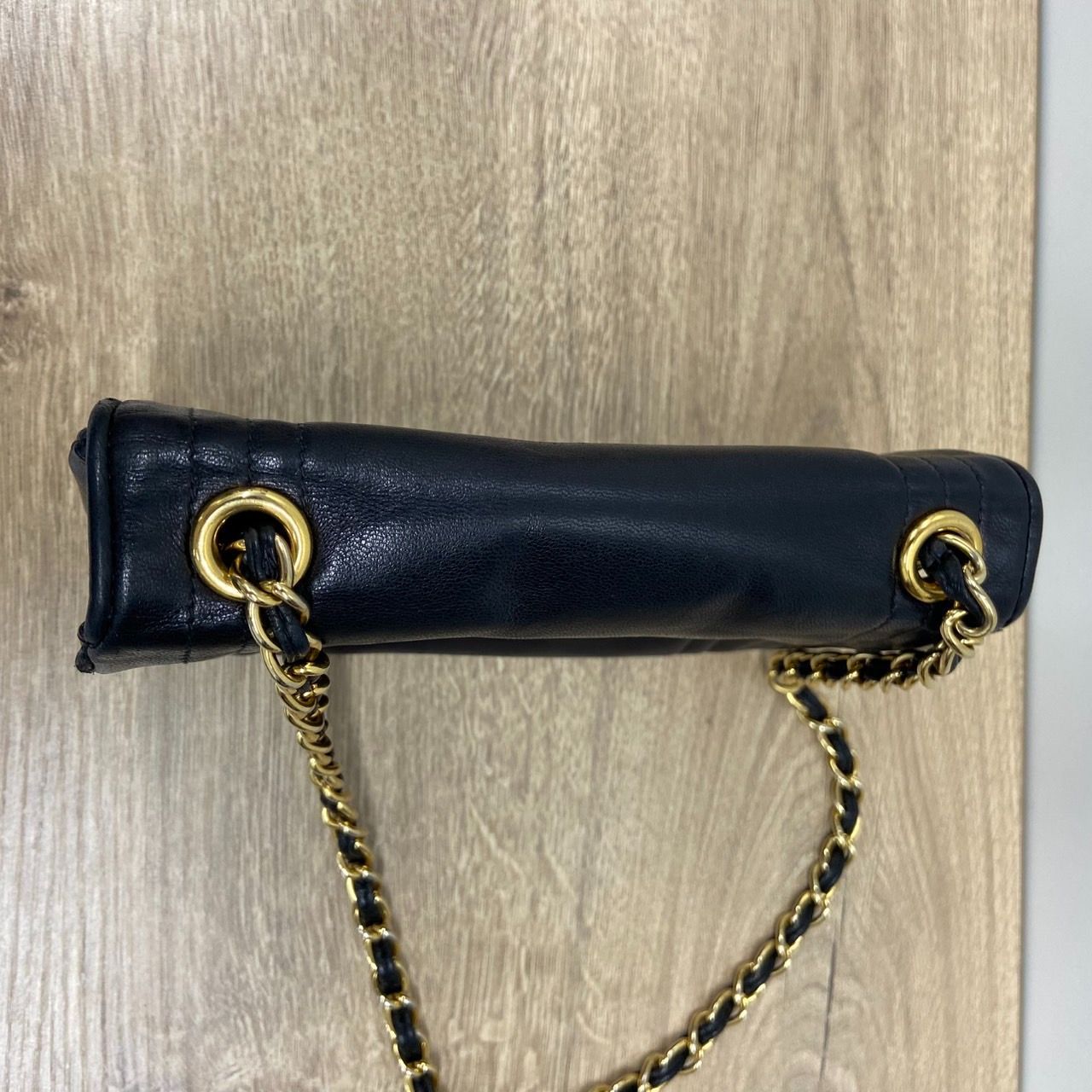 シャネル バッグ 付属品 ポーチ ラムスキン レザー ココマーク ゴールド金具 CHANEL シャネル ココマーク チェーンショルダー ポーチ