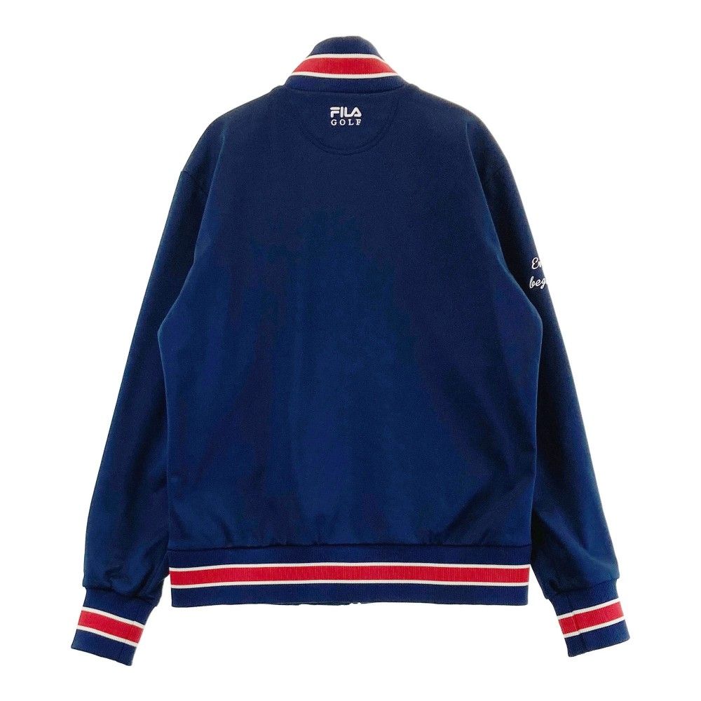 FILA GOLF フィラゴルフ 裏起毛ジャケット L ブラックグレー