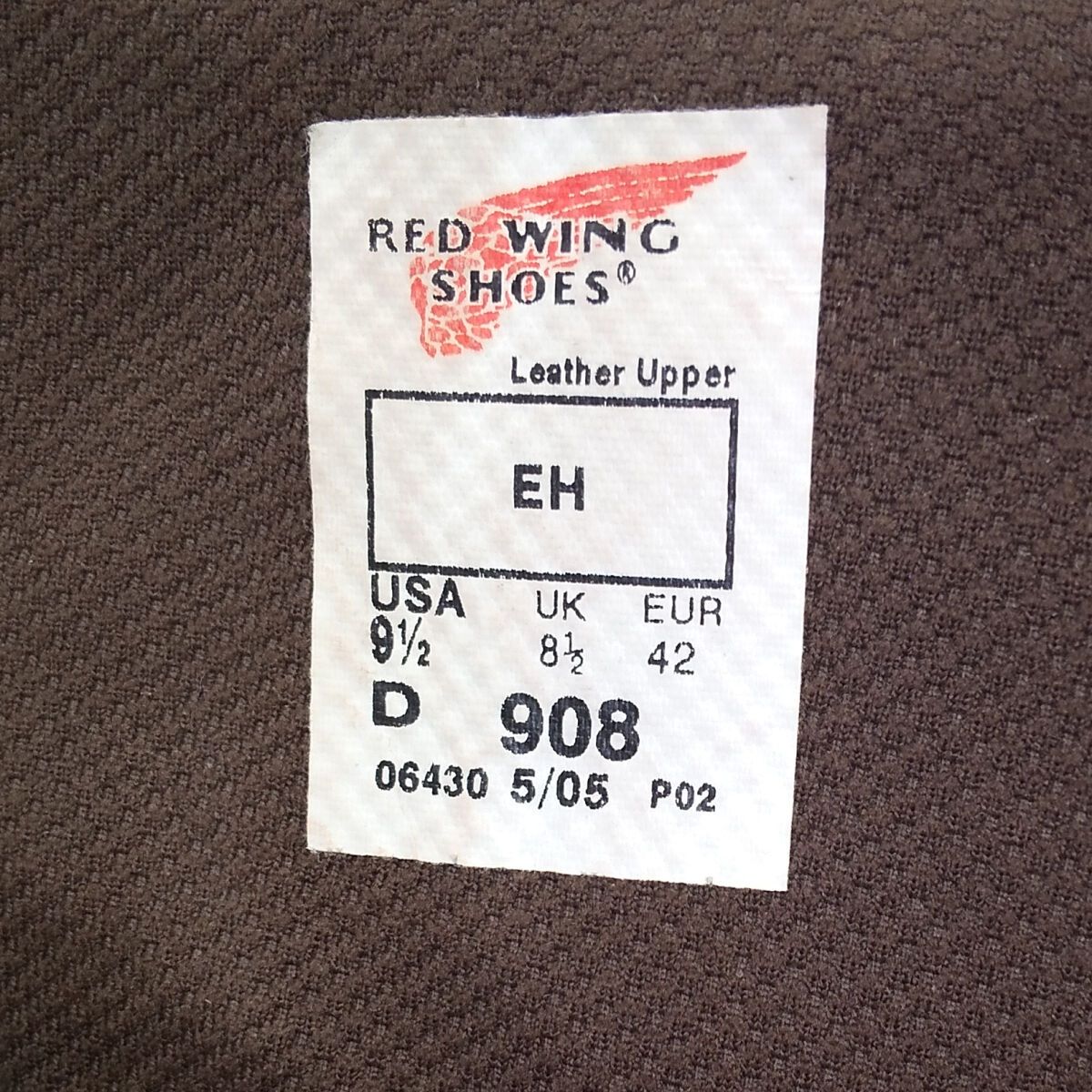 古着 レッドウィング RED WING ワークブーツ US91/2 メンズ27.5cm