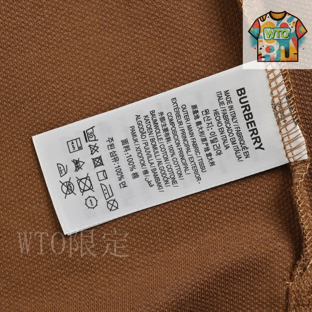 今日特価】Burberry 25ss コロンバースト刺繍ポロ-3 - メルカリ