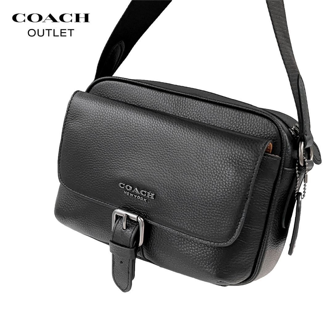 コーチ COACH C5399 ショルダーバッグ ハドソン クロスボディ レザー アウトレット 黒 - メルカリ