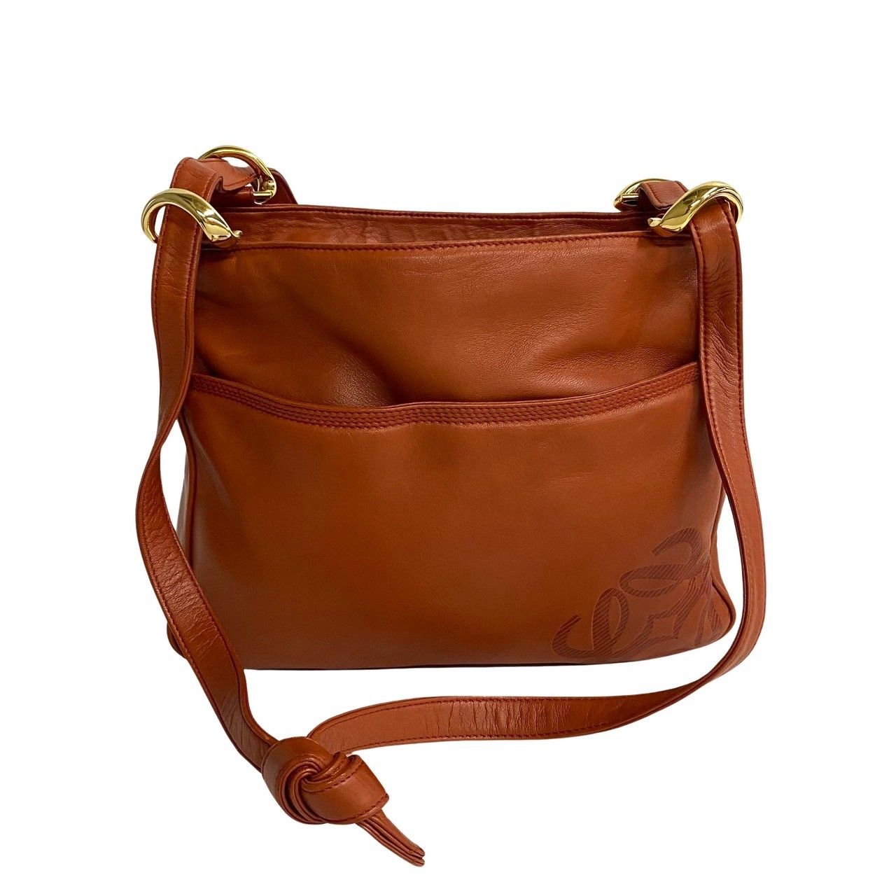 美品　LOEWE オールド　ロエベ ナッパレザー　アナグラム　ハンド　バッグ 楽天市場】【ポイント2倍】極 美品 袋付き LOEWE ロエベ