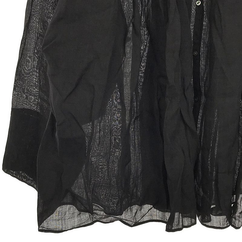 【美品】  Curensology / カレンソロジー | ＜C.S.G＞ラミーギャザーブラウス | F | ブラック | レディース 美品】 Curensology / カレンソロジー | ＜C.S.G＞ラミーギャザー