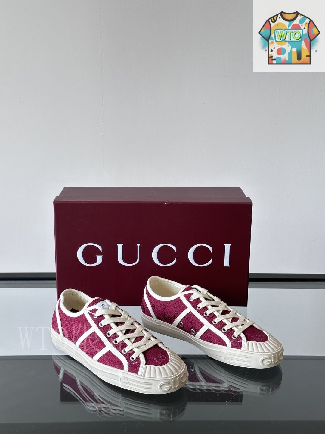 GUCCI☆関税込☆Nora キャンバスジャカードスニーカー GUCCI☆関税込☆Nora キャンバスジャカードスニーカー (GUCCI