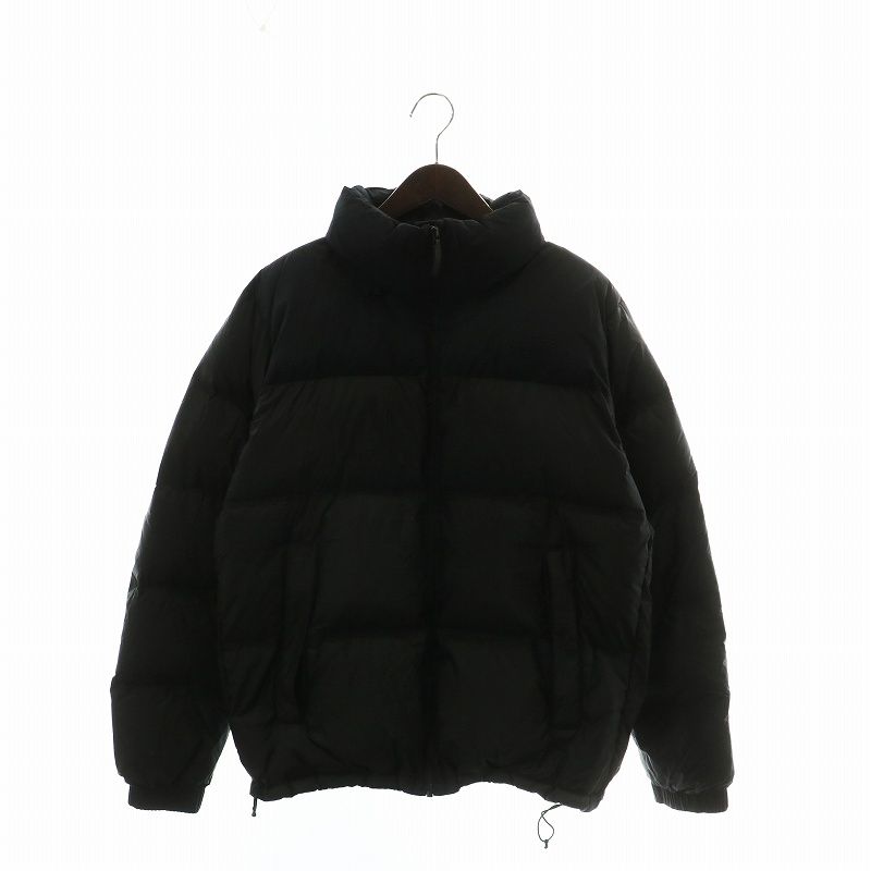 ザノースフェイス THE NORTH FACE 22年製 GTX Nuptse Jacket ヌプシジャケット ダウンジャケット アウター ナイロン ハイネック ジップアップ ロゴ L 黒 ブラック ND92260 |XZ GY18